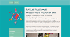 Desktop Screenshot of montessori-brigitte-kindergarten.ch