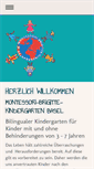 Mobile Screenshot of montessori-brigitte-kindergarten.ch